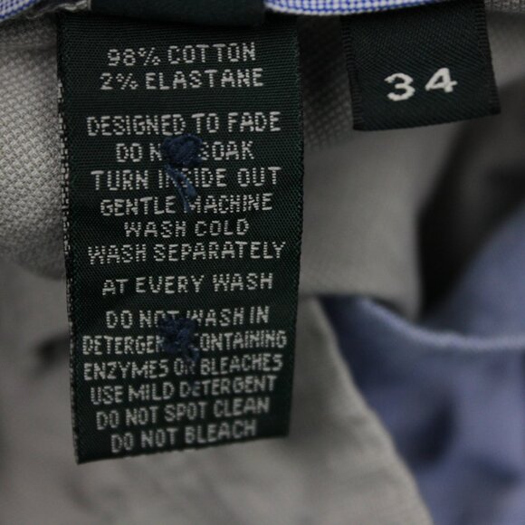 Rodd & Gunn The Gunn Shorts Mens 34 Beige Slim Fit Chino Stretch w/ 8" inseam - Picture 11 of 13